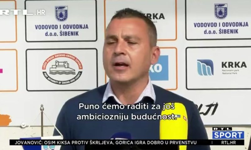 [VIDEO] Šibenik predstavio novog trenera: 'Nadam se da ću ostati dovoljno dugo da poboljšamo stvari'