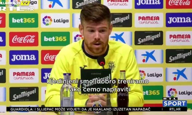 [VIDEO] Moreno: 'Ako budemo radili što nam Emery govori, imat ćemo velike šanse za prolaz'