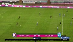 [VIDEO] Osijek srušio Hajduk i privremeno se vratio na vrh: 'Hajduku smo dali samo jedan šut'