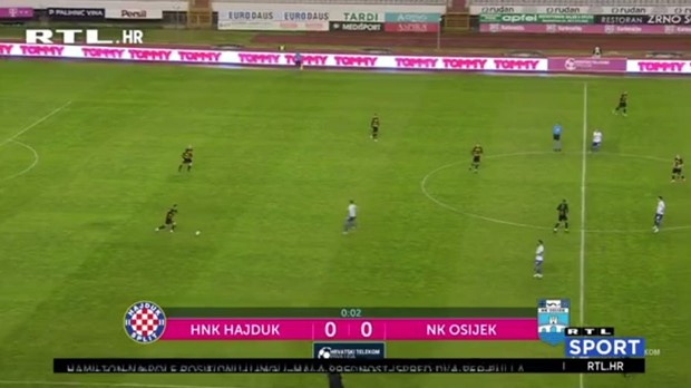 [VIDEO] Osijek srušio Hajduk i privremeno se vratio na vrh: 'Hajduku smo dali samo jedan šut'