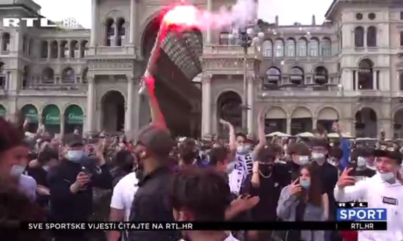 [VIDEO] Interov naslov burno je proslavljen, a svoj obol tituli dali su Brozović i Perišić