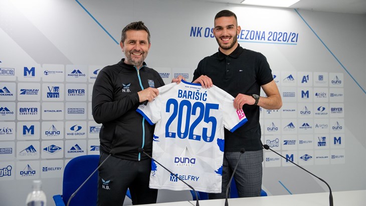 Adrian Leon Barišić potpisao prvi profesionalni ugovor s Osijekom