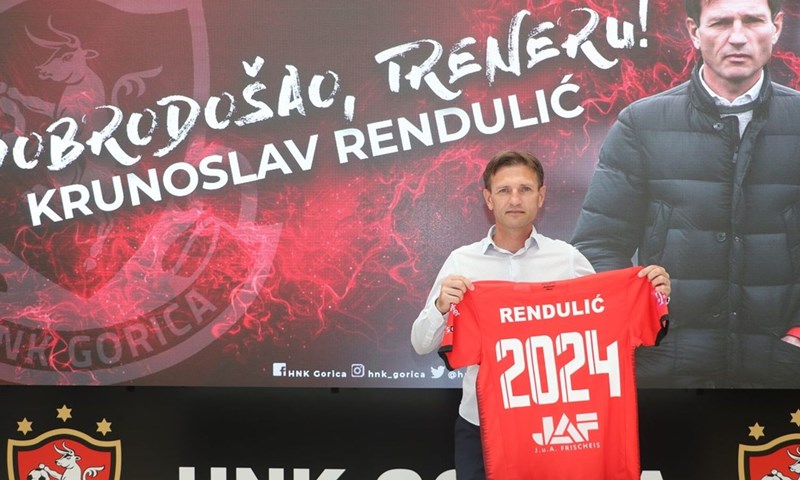 Krunoslav Rendulić novi trener Gorice: 'Klub je u ekspanziji, vjerujem da ćemo nastaviti taj proces'