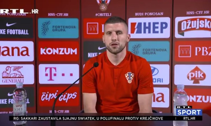 [VIDEO] Rebić u vrhu napada? 'Dobro se snalazim na toj poziciji, ne bi trebalo biti problema'