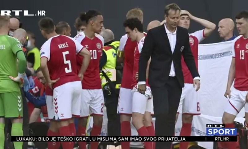 [VIDEO] Danski liječnik: 'Osjetio sam Eriksenov puls, ali onda se to odjednom promijenilo'