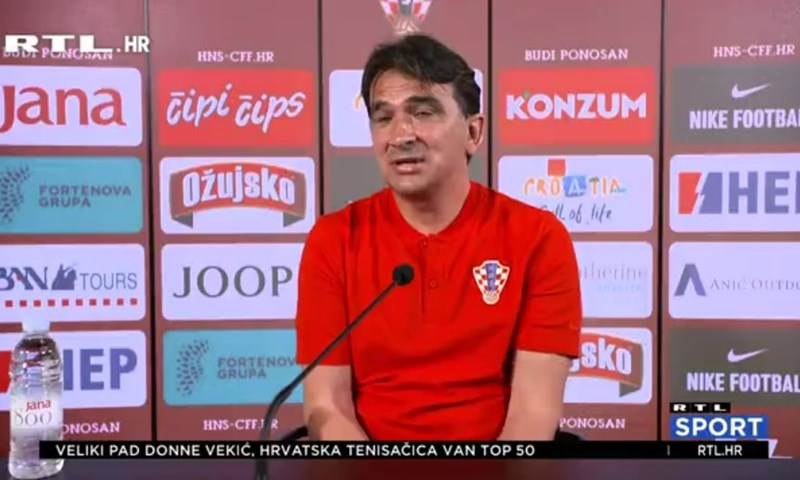 [VIDEO] Dalić novinarima: 'Nećete dobiti veću plaću ako napišete tko je nosio marker'