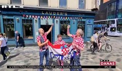 [VIDEO] Mala, ali raspoložena skupina hrvatskih navijača bodrit će Vatrene u Glasgowu