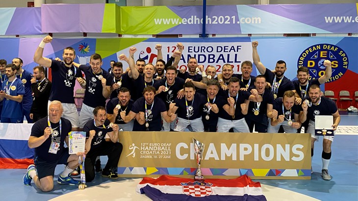 Hrvatska osvojila zlato na rukometnom EP gluhih