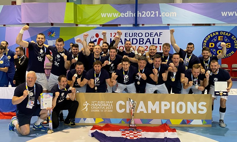 Hrvatska osvojila zlato na rukometnom EP gluhih