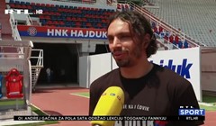 [VIDEO] Krovinović podigao euforiju: 'Osjećaj u dresu Hajduka pred Torcidom je bio neopisiv'