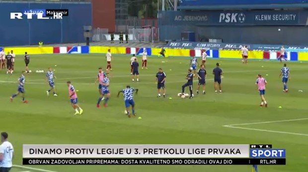 [VIDEO] Dinamo protiv Legije po rezultat koji osigurava mirniji uzvrat