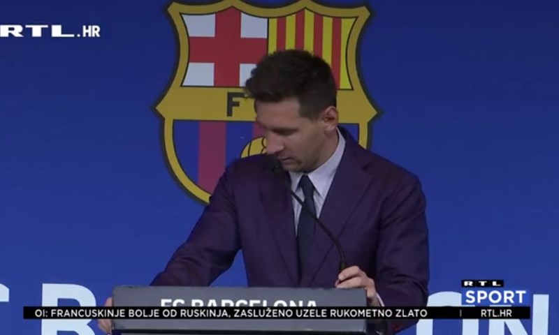 [VIDEO] Leo Messi u suzama se oprostio od Barcelone i krenuo prema PSG-u