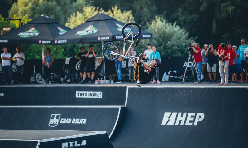 Marin Ranteš stigao do svog prvog BMX Freestyle slavlja na Pannonian Challengeu