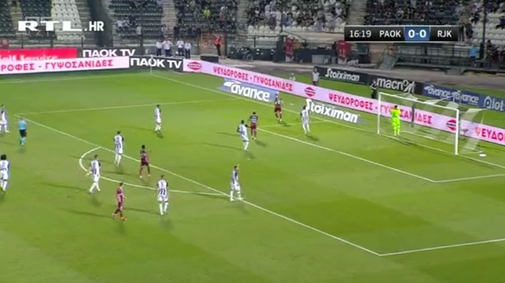 [VIDEO] Vratar PAOK-a jedva je 'iščupao' ovaj udarac Tomečaka