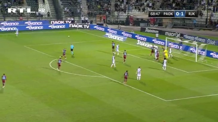 [VIDEO] Vukčević očistio loptu s crte i spasio Rijekin gol