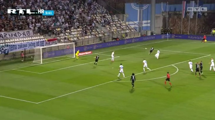 [VIDEO] Panika pred Prskalom, okvir gola dvaput spasio Rijeku!