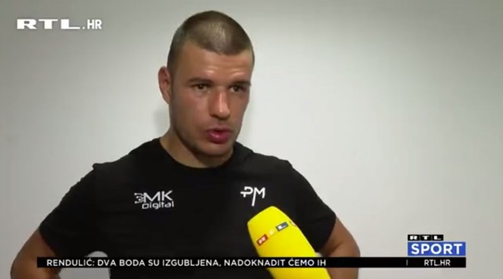 [VIDEO] Milas: 'Prvi put u životu završio sam na podu, žao mi je, nisam vidio udarac'