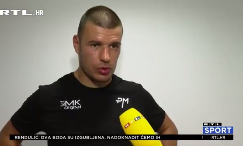 [VIDEO] Milas: 'Prvi put u životu završio sam na podu, žao mi je, nisam vidio udarac'