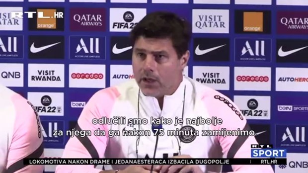 [VIDEO] Pochettino: 'S informacijama koje smo imali, odlučili smo Messija zamijeniti u 75. minuti'