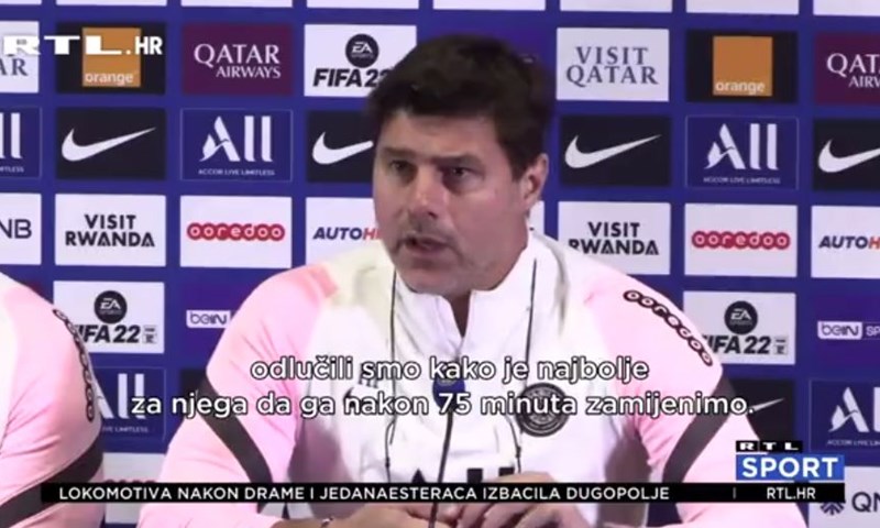 [VIDEO] Pochettino: 'S informacijama koje smo imali, odlučili smo Messija zamijeniti u 75. minuti'