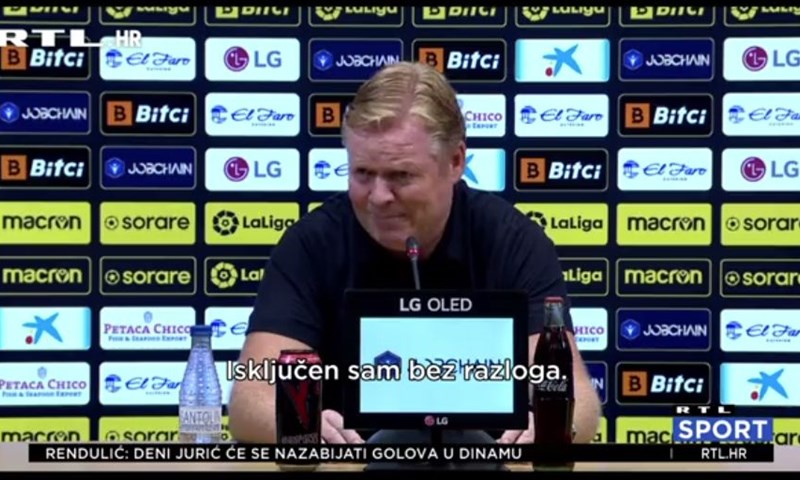 [VIDEO] Koeman vodi Barcelonu u krivom smjeru, ali na odlazak ne pomišlja