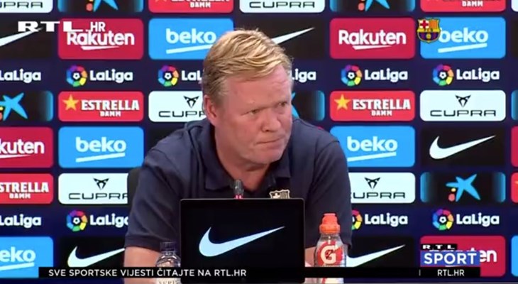 [VIDEO] Koeman: 'Pripremamo se za utakmicu, ali naravno da imam oči i uši'