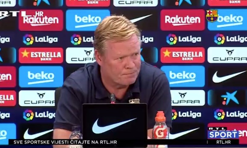 [VIDEO] Koeman: 'Pripremamo se za utakmicu, ali naravno da imam oči i uši'