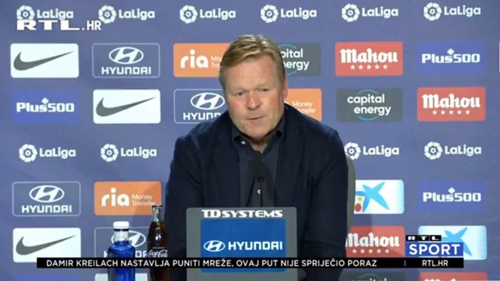 [VIDEO] Koeman odahnuo: 'Drago mi je da je klub poslao poruku o statusu trenera'
