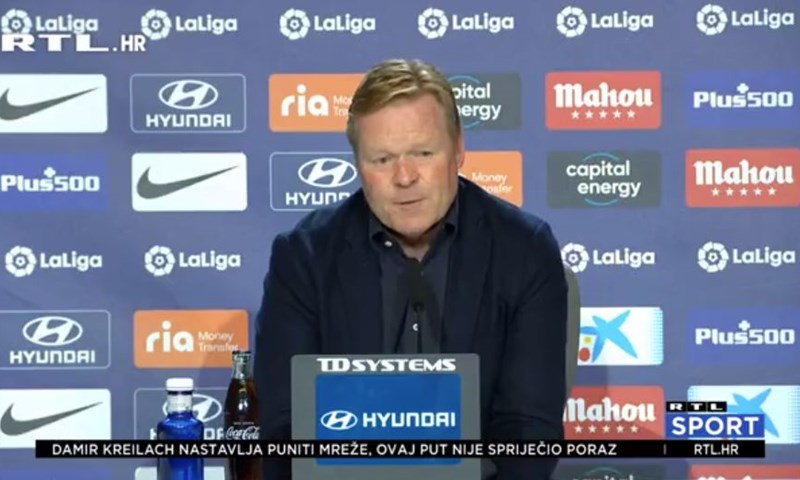 [VIDEO] Koeman odahnuo: 'Drago mi je da je klub poslao poruku o statusu trenera'