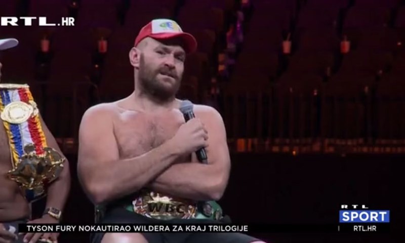 [VIDEO] Fury razbio Wildera: 'Bio sam fit, bio sam moćan i osjećao sam se dobro'