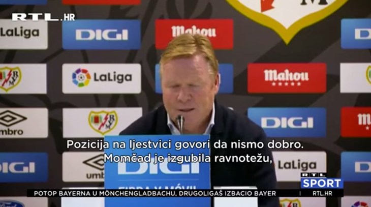 [VIDEO] Koemanu uručen otkaz, navijački puk želi na klupi Xavija