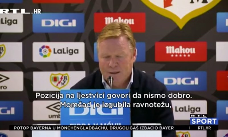 [VIDEO] Koemanu uručen otkaz, navijački puk želi na klupi Xavija