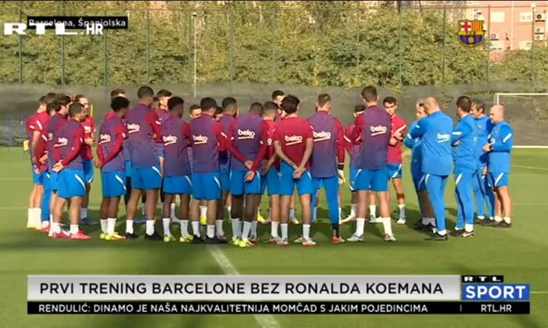 [VIDEO] Barcelona odradila prvi trening bez Koemana, čeka se Xavi