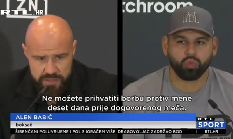 [VIDEO] Babić najavio meč protiv Moline: 'Razvalit ću ga, i to za svog brata'