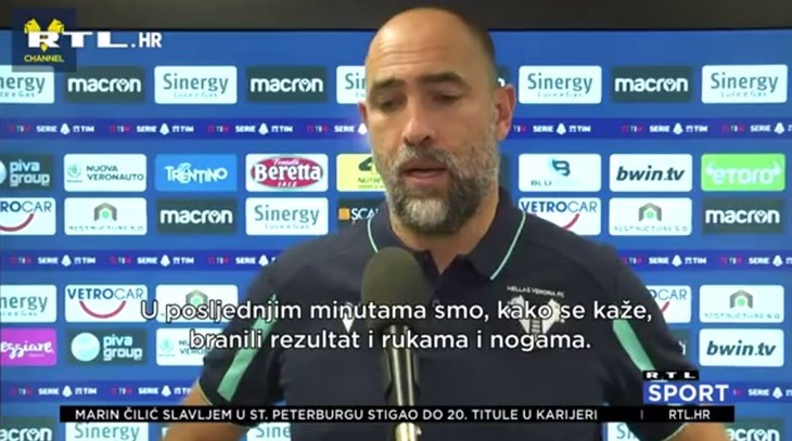 [VIDEO] Tudor: 'U zadnjim minutama smo rezultat branili i rukama i nogama'