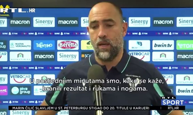 [VIDEO] Tudor: 'U zadnjim minutama smo rezultat branili i rukama i nogama'