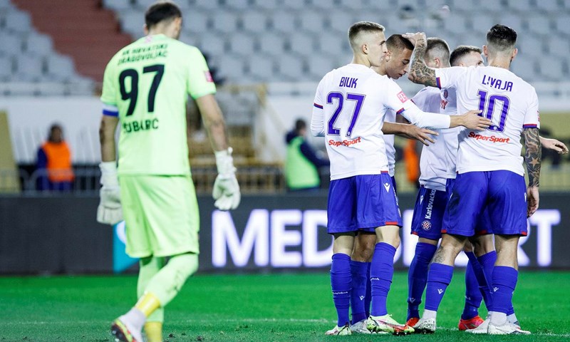 Dambrauskas krenuo pobjedom, Hajduk bez stresa svladao Dragovoljac