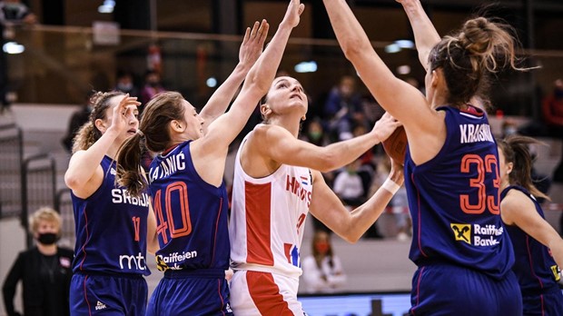 Hrvatske košarkašice uvjerljivo poražene u Zaboku od Srbije