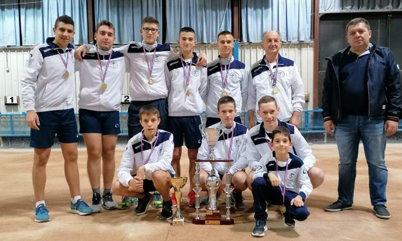 Vargon osvojio titulu ekipnog juniorskog prvaka države u boćanju