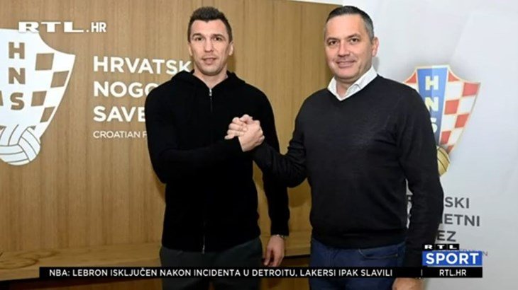 [VIDEO] Mandžukić u stožeru reprezentacije: 'Želim strast i iskustvo prenijeti novoj generaciji'