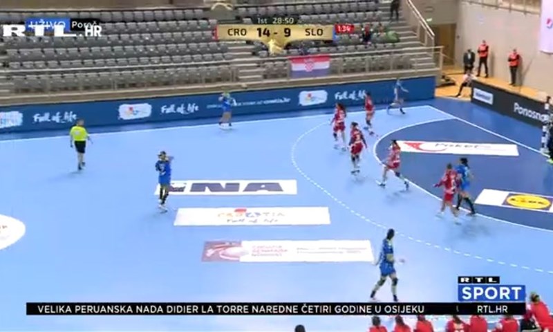[VIDEO] Hrvatske rukometašice odrađuju vrlo dobar posao protiv Slovenije uz prijenos na RTL 2