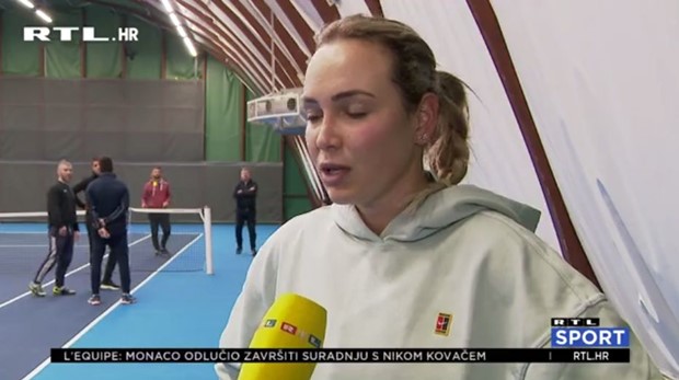 [VIDEO] Vekić: 'Puno je pozitivnih slučajeva među tenisačima, tri puta sam cijepljena i jako se pazim'