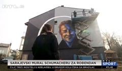 [VIDEO] U Sarajevu dovršen mural za Schumachera: 'Naš mali doprinos i podrška njegovoj obitelji'