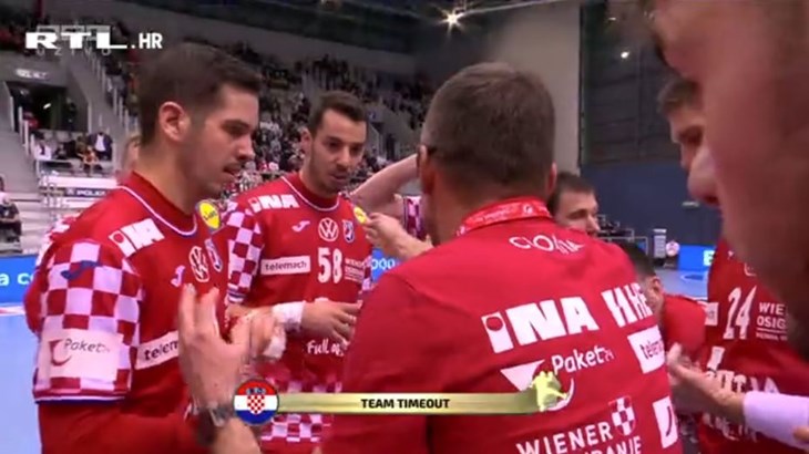 [VIDEO] Horvat na minuti odmora: 'Moramo u svakom trenutku znati gdje nam stoji pivot'