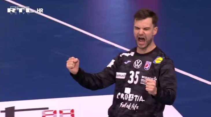 [VIDEO] Mate Šunjić dobrim reakcijama u drugom dijelu pomogao Hrvatskoj