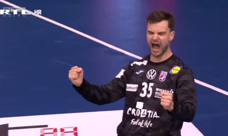 [VIDEO] Mate Šunjić dobrim reakcijama u drugom dijelu pomogao Hrvatskoj