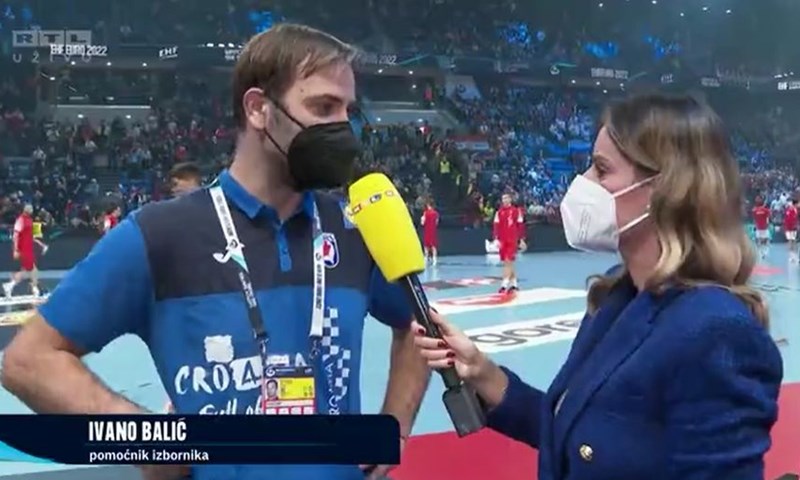 [VIDEO] Balić o zaglušujućoj atmosferi: 'Ništa ne čujem, samo blebećem bezveze'