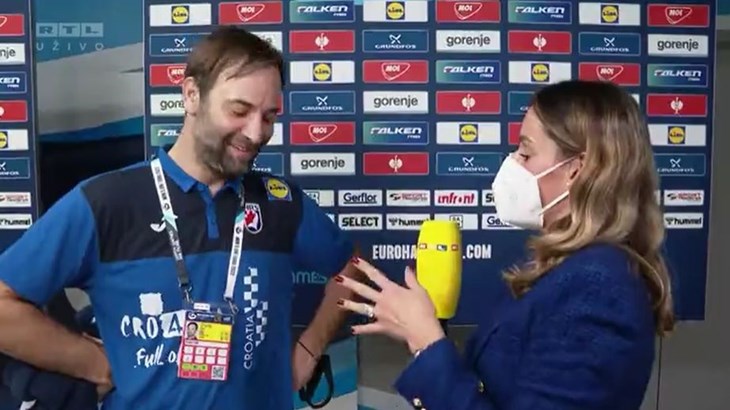 [VIDEO] Balić o prvom poluvremenu: 'Napad je u početku bio sporiji'