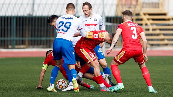 Velež u završnici susreta izborio remi na Poljudu s Hajdukom