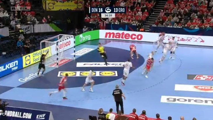 [VIDEO] Martinović sjajno pronašao rupu u danskoj obrani